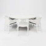 Load image into Gallery viewer, Drift Bailey Armchair Round 9pc Terrazzo Dining Setting