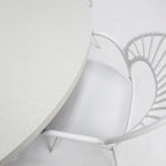 Load image into Gallery viewer, Drift Fantail Round 9pc Terrazzo Dining Setting