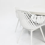 Load image into Gallery viewer, Drift Java Round 9pc Terrazzo Dining Setting