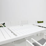 Load image into Gallery viewer, Eclipse Mayfair 11pc Extension Dining Setting - White