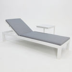 Load image into Gallery viewer, Elba 2pc Sunlounge and Table Setting - White