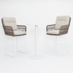 Load image into Gallery viewer, Kenty Eva 3pc Bar Setting - White