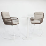 Load image into Gallery viewer, Kenty Eva 3pc Bar Setting - White