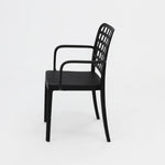 Load image into Gallery viewer, Frankie Resin Dining Armchair - Black