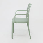 Load image into Gallery viewer, Frankie Resin Dining Armchair - Green