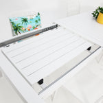 Load image into Gallery viewer, Frankie Azura 7pc Dining Set Armless - White