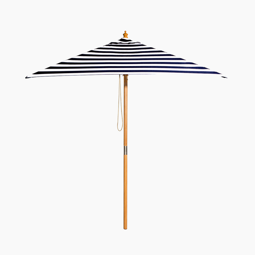 Billy Fresh 2m Bamboo French Riviera Umbrella - Black