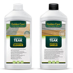 Load image into Gallery viewer, Golden Care Teak Cleaner and Teak Shield Pack