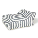 Load image into Gallery viewer, Hang Out Grey + White Outdoor Beanbag