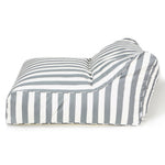 Load image into Gallery viewer, Hang Out Grey + White Outdoor Beanbag