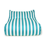Load image into Gallery viewer, Hang Out Turquoise + White Outdoor Beanbag