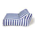 Load image into Gallery viewer, Hang Out Blue + White Stripe Outdoor Beanbag