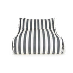 Load image into Gallery viewer, Hang Out Charcoal + White Stripe Outdoor Beanbag
