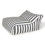 Load image into Gallery viewer, Drift Away Floating Beanbag - Charcoal and White Stripe