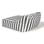 Load image into Gallery viewer, Drift Away Floating Beanbag - Charcoal and White Stripe
