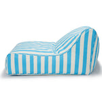Load image into Gallery viewer, Hang Out Light Blue + White Outdoor Beanbag