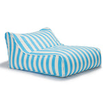 Load image into Gallery viewer, Hang Out Light Blue + White Outdoor Beanbag