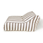 Load image into Gallery viewer, Drift Away Floating Beanbag - Taupe and White Stripe
