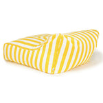 Load image into Gallery viewer, Hang Out Yellow + White Stripe Outdoor Beanbag