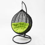 Load image into Gallery viewer, Kakadu Pod Chair - Black/Green