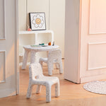 Load image into Gallery viewer, Odie Kids 3pc Table and Chair Set - Black Sprinkle
