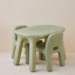 Load image into Gallery viewer, Odie Kids 3pc Table and Chair Set - Green Sprinkle