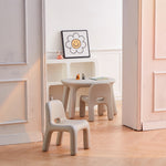 Load image into Gallery viewer, Odie Kids 3pc Table and Chair Set - Grey