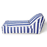 Load image into Gallery viewer, Laid Back Blue + White Outdoor Beanbag