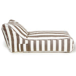 Load image into Gallery viewer, Laid Back Taupe + White Outdoor Beanbag