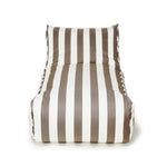Load image into Gallery viewer, Laid Back Taupe + White Outdoor Beanbag