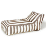 Load image into Gallery viewer, Laid Back Taupe + White Outdoor Beanbag