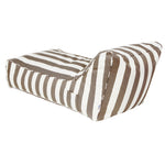 Load image into Gallery viewer, Laid Back Taupe + White Outdoor Beanbag