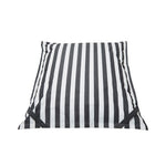 Load image into Gallery viewer, Lazy Days Black + White Stripe Floating Beanbag