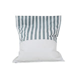 Load image into Gallery viewer, Lazy Days Grey and White Stripe Floating Beanbag