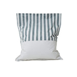 Load image into Gallery viewer, Lazy Days Grey and White Stripe Floating Beanbag