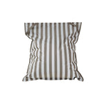 Load image into Gallery viewer, Lazy Days Taupe + White Stripe Floating Beanbag