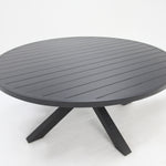 Load image into Gallery viewer, Matzo 173cm Round Dining Table - Gunmetal