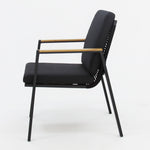 Load image into Gallery viewer, Milton Dining Chair With Cushions Black