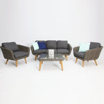 Load image into Gallery viewer, Mira 4pc Lounge Setting