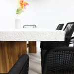 Load image into Gallery viewer, Montecito Albenga 9pc Dining Setting - Black