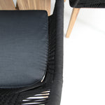 Load image into Gallery viewer, Montecito Albenga 9pc Dining Setting - Black