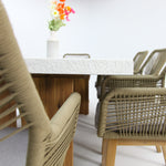 Load image into Gallery viewer, Montecito Albenga 9pc Dining Setting - Taupe