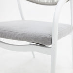 Load image into Gallery viewer, Octavia Aluminium Stacking Chair - White