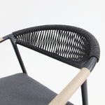 Load image into Gallery viewer, Octavia Aluminium Stacking Chair - Grey