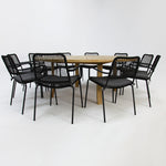 Load image into Gallery viewer, Oscar Bahamas 11pc Dining Setting - Black