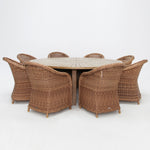 Load image into Gallery viewer, Oscar Portland 9pc Dining Setting