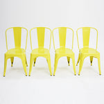 Load image into Gallery viewer, Paris Tolix Chair 4pc - Yellow