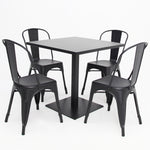 Load image into Gallery viewer, Paris Cannes 5pc Dining Setting - Black