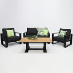 Load image into Gallery viewer, Hayman Holste 211 Teak Lounge Setting - Black
