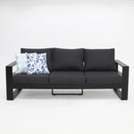 Load image into Gallery viewer, Hayman 3 Seater Lounge - Black